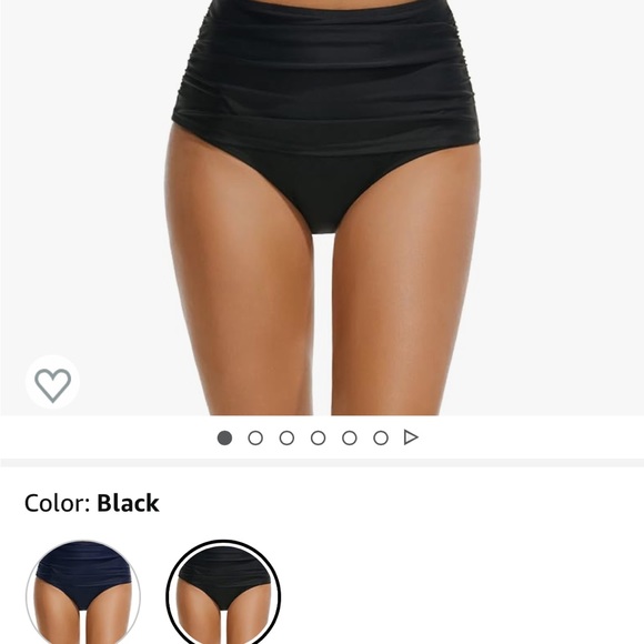 Tournesol 4XL Women’s Black High Waisted Swim Bottoms Brand New - Picture 5 of 7